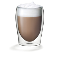 Scanpart Cappuccino thermo glazen 30cl set van 2