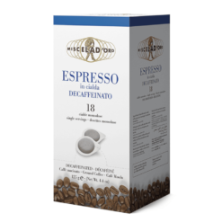 Miscela D'Oro Bio Espresso Decaffeinato cafeïnevrije 18 stuks E.S.E. pods - espressopads
